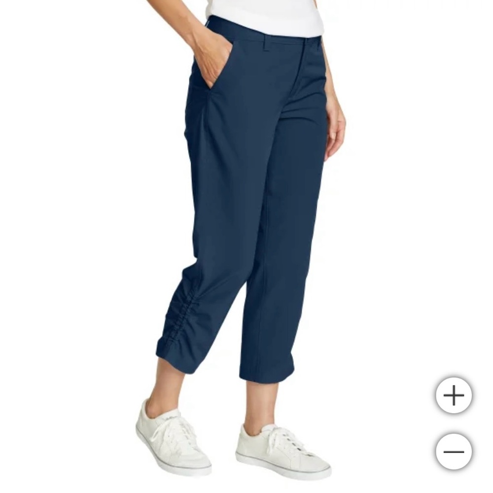 NWT Eddie Bauer Ladies' Ripstop Crop Pant, 4 - Picture 3 of 7